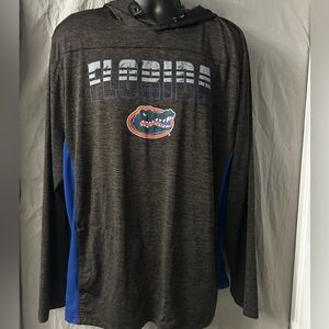 Stadium Athletics Gray and Blue Florida Hoodie